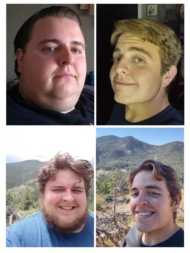 M/30/6'0" [420lbs > 200lbs = 220lbs lost] (3 years) face gains from 220lbs of loss, super inconsistent 2020-2021, 6 days a week in the gym since April 2022.