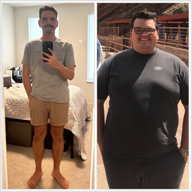 M/27/5’10” [321>176=145] (4 years) Remained consistent for the last 3 years at 210 lbs but finally got the drive in June to get below my goal of 180!