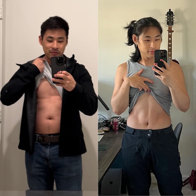 T/32/5’9” [177lbs > 159lbs = 18lbs] (20 months) my belly button decided to change shapes