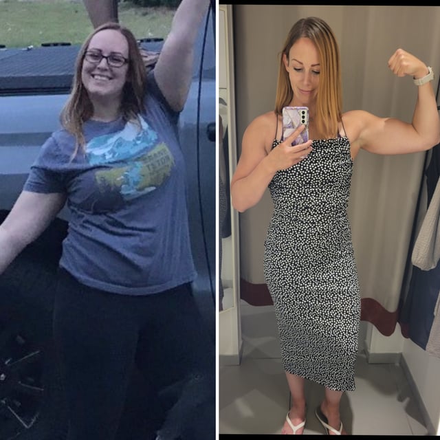 Photo of a 33-year-old woman lost 63 lbs (29kg) in 2 years 6 months. Photo 1