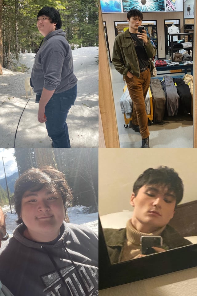 M/22/6’7 [400lbs > 220lbs = 180lbs] (10 months) Reached my goal! Here’s to 2023 :)